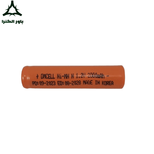 باتری شارژی DM CELL 1.2V 2000mAh | سایز N سرتخت — تصویر ۵