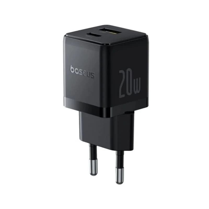 شارژر دیواری باسئوس مدل Palm Fast Charger ۲۰ وات دو پورت