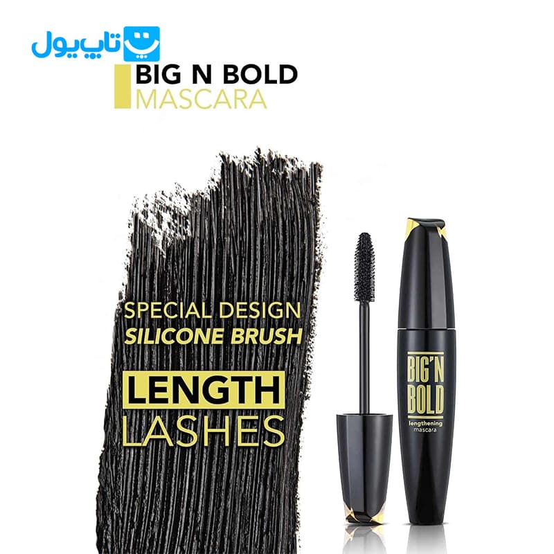 ریمل فلورمار Flormar مدل بلند کننده مژه Lengthening سری Big’N Bold حجم 15 میلیلیتر — تصویر ۳