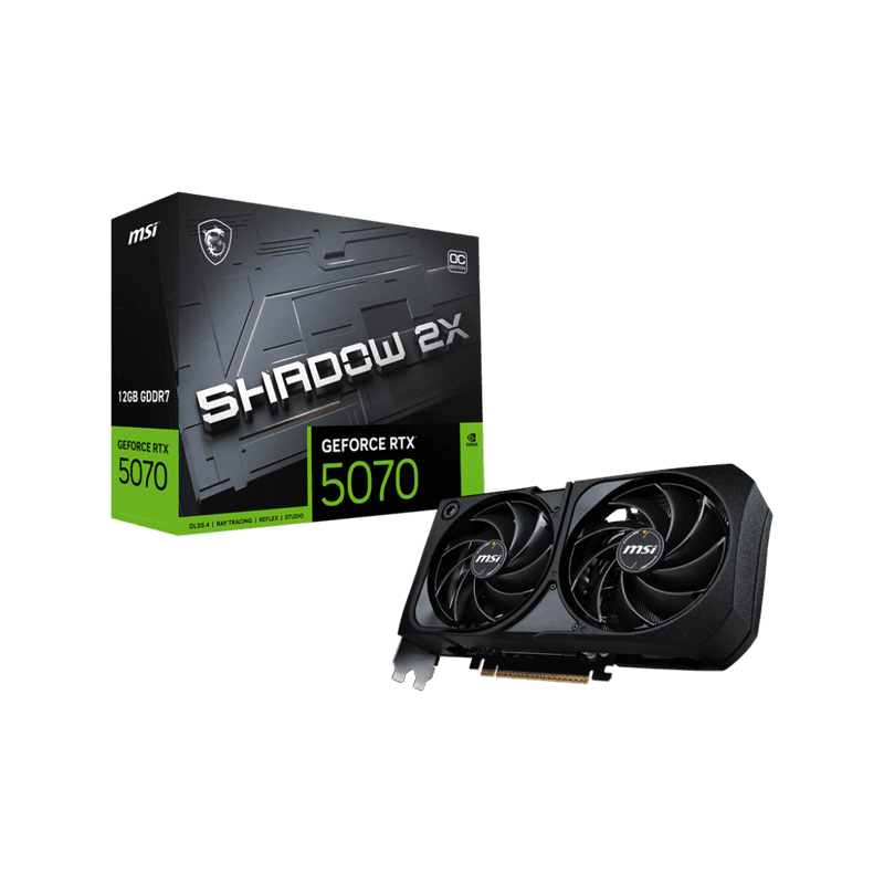 کارت گرافیک ام اس آی مدل GeForce RTX 5070 12G SHADOW 2X OC — تصویر ۳