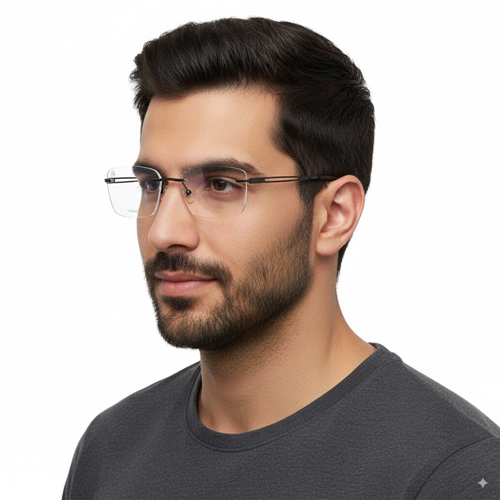 عینک طبی بدون فریم تیتانیوم OKER BT0039 — تصویر ۶