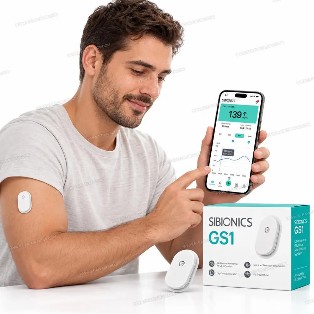 دستگاه پایش مداوم تست قند خون SIBIONICS مدل GS1 فریر طب با بهترین قیمت + خرید آنلاین