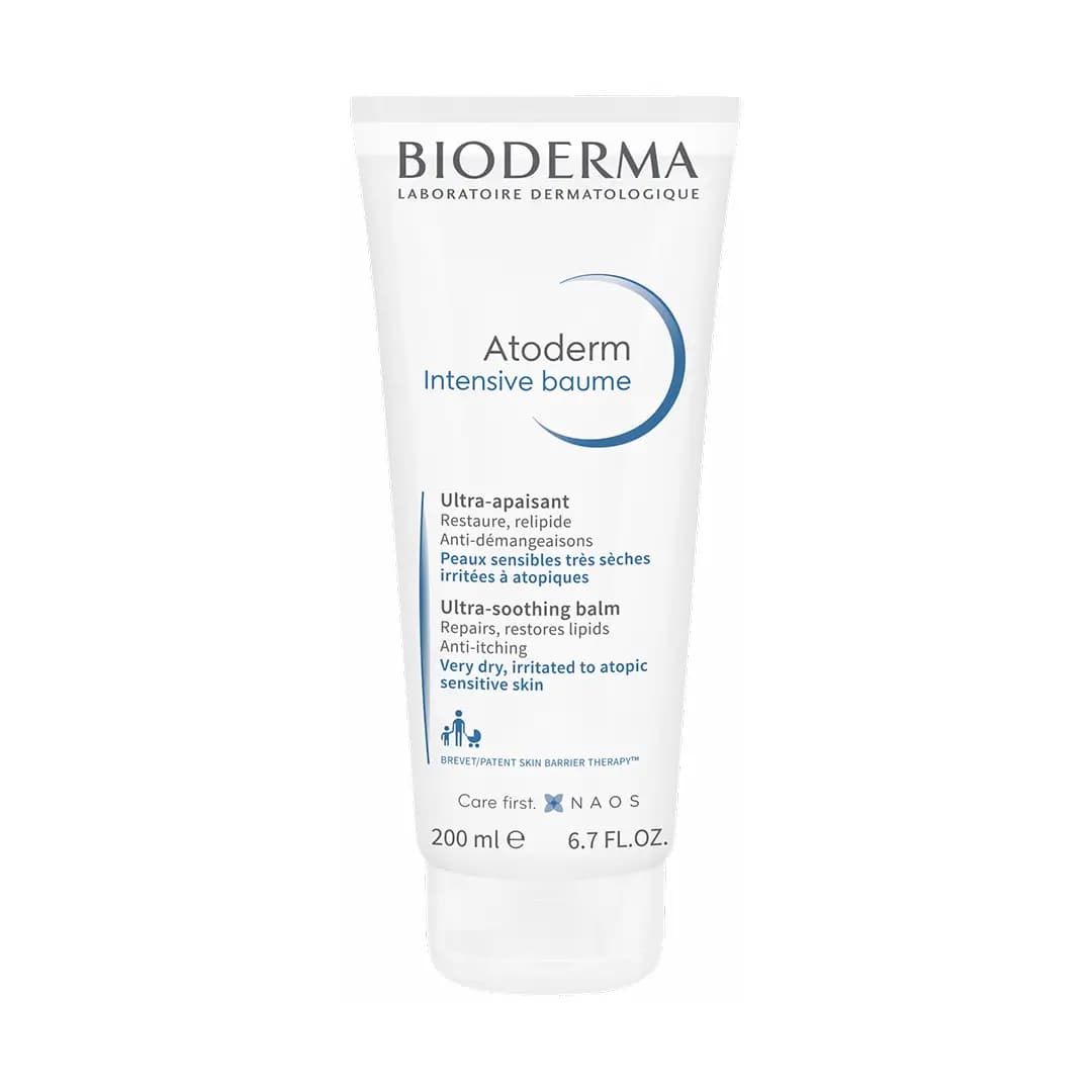 کرم مرطوب کننده پوست خشک تیوپی بایودرما مدل Atoderm Creme Ultra حجم 200 میل