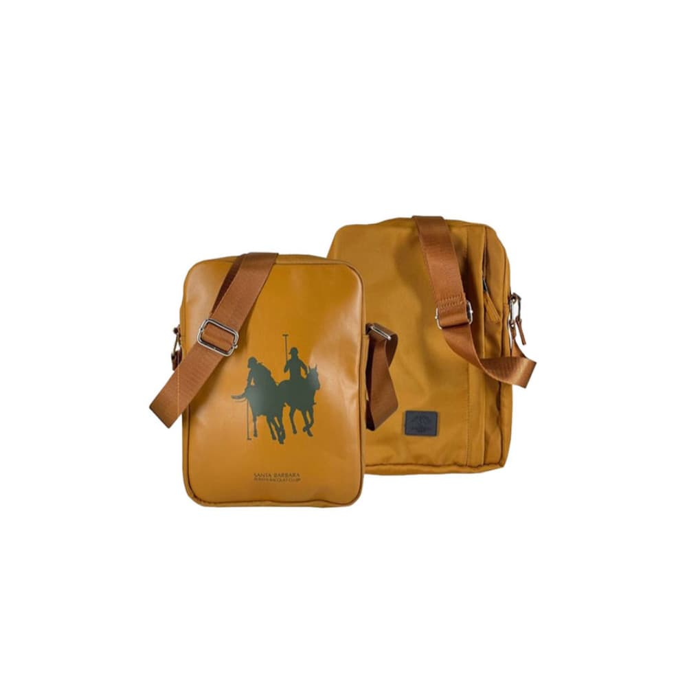 کیف پولو مدل Santa Barbara Polo & Racquet Club Umbra Series PU Leather Crossbody Travel Messenger Bag — تصویر ۱۲