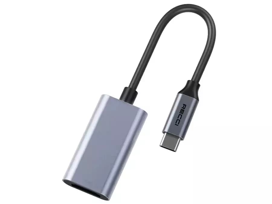 مبدل تایپ سی به اچ دی ام آی رسی Recci Type-C to HDMI Adapter 4K Cable RH11 — تصویر ۶