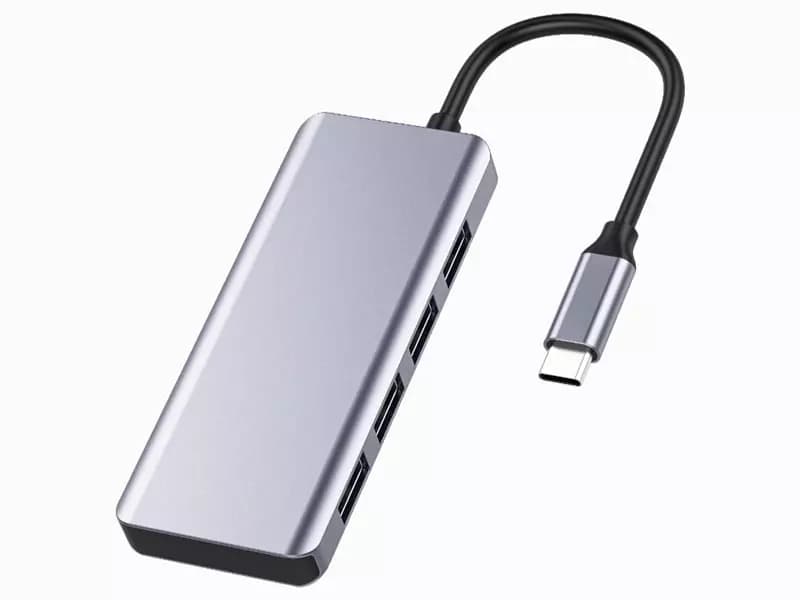 هاب 5 در 1 تایپ سی رسی مدل Recci 5-in-1 Hub RH06 — تصویر ۳