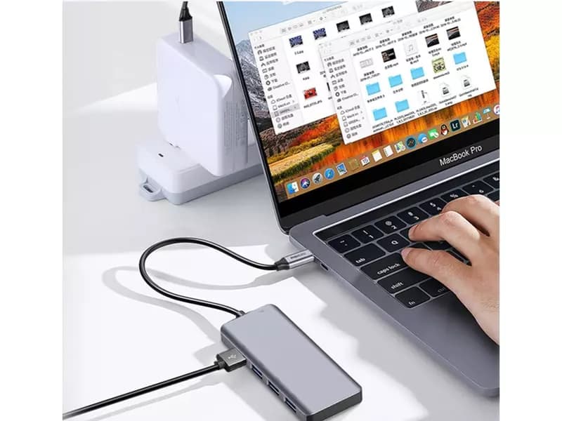 هاب 5 در 1 تایپ سی رسی مدل Recci 5-in-1 Hub RH06 — تصویر ۶