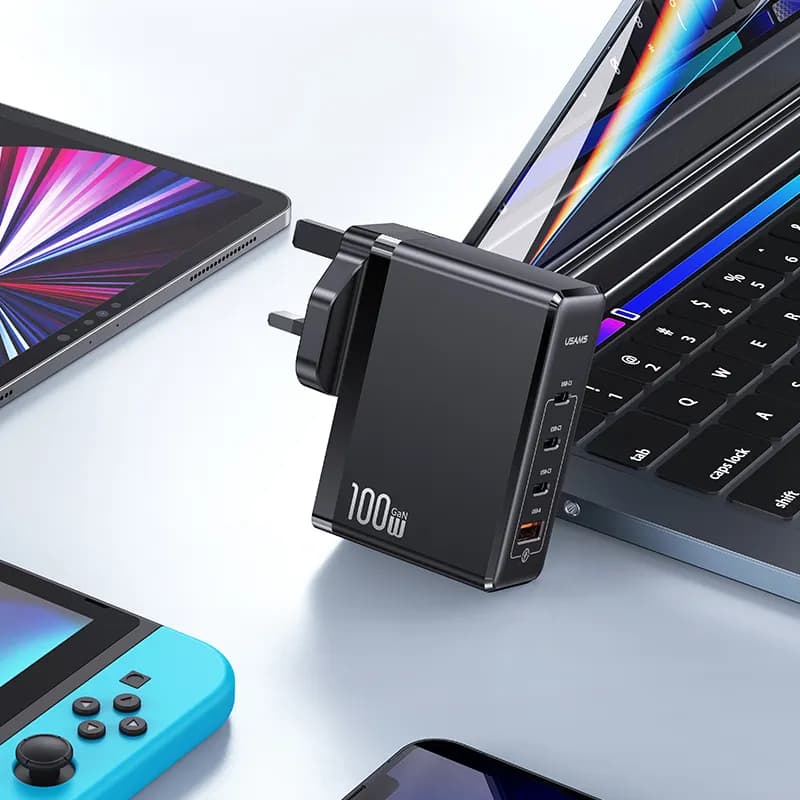 شارژر 4 پورت یوسمز مدل USAMS US-CC166 با توان 100W — تصویر ۵