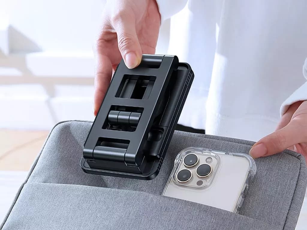 پایه نگهدارنده موبایل رومیزی جویروم Joyroom Foldable Holder Phone Stand JR-ZS282 — تصویر ۱۰