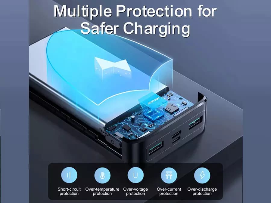 پاوربانک فست شارژ جویروم مدل Joyroom Power Bank JR-QP192 با ظرفیت 20000mAh — تصویر ۲