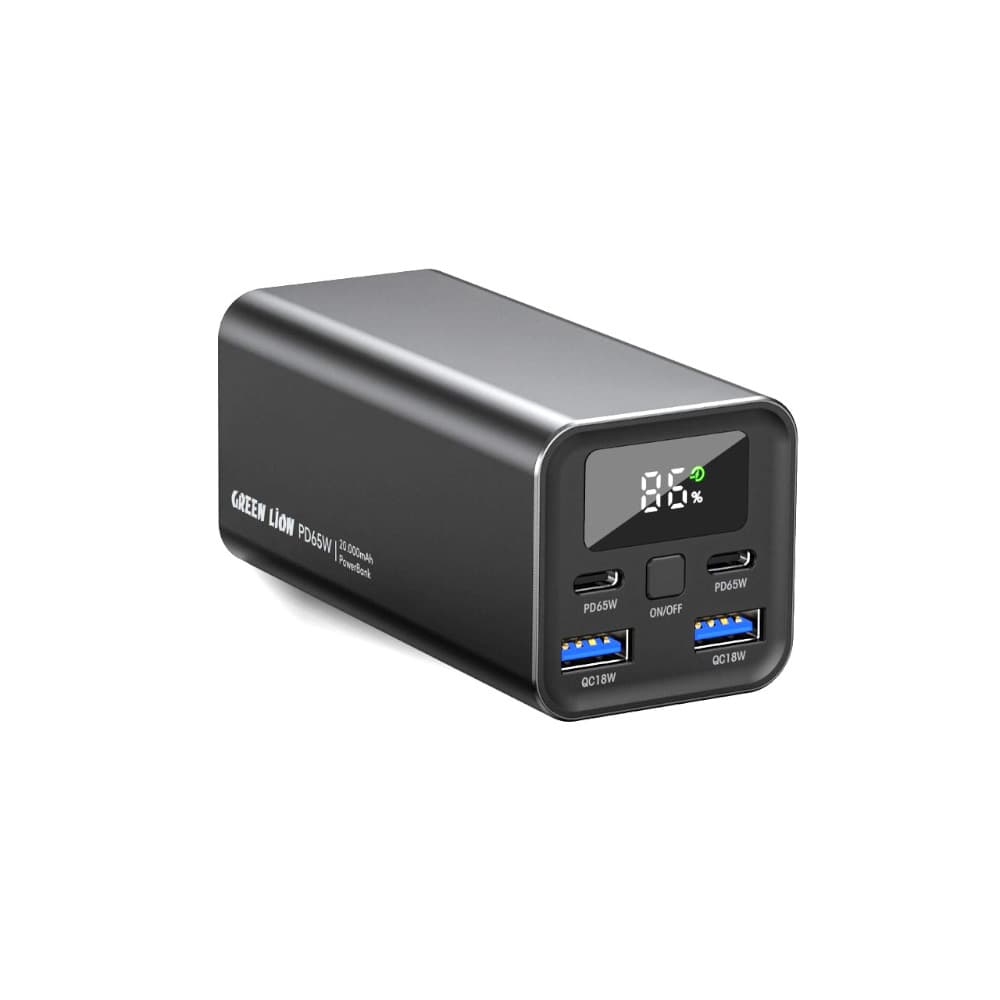 پاور بانک گرین لاین مدل Green Lion Turbo Heavy Duty Power Bank GNTB20KPBBK با ظرفیت 20000mAh