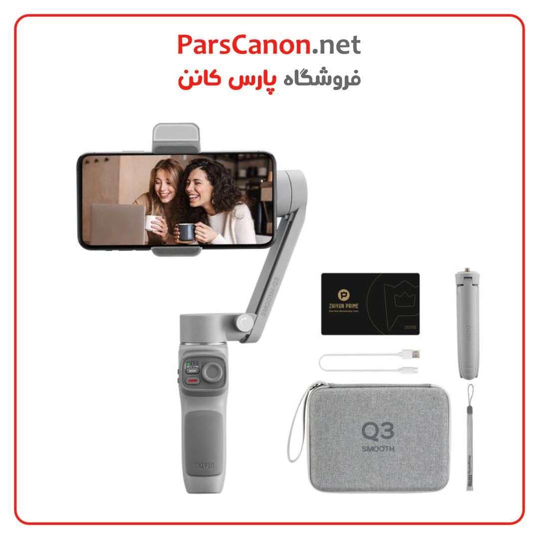 گیمبال موبایل ژیون Zhiyun-Tech Smooth-Q3 Combo — تصویر ۹