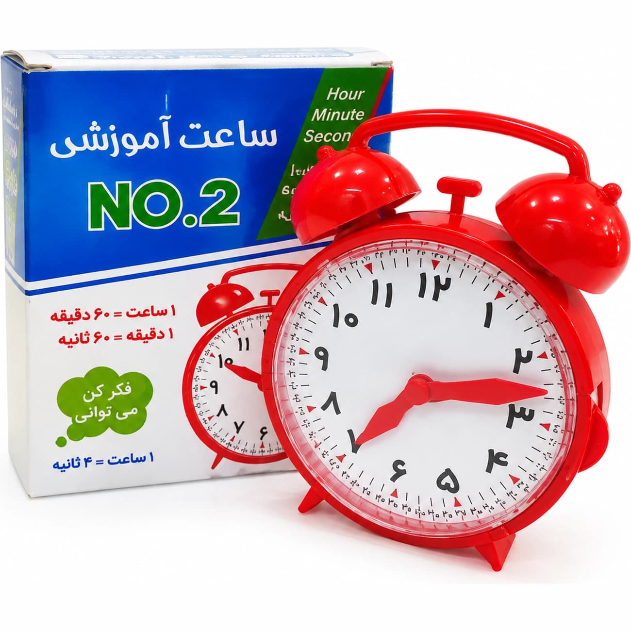 ساعت آموزشی رومیزی مدل NO.2 با عقربه متحرک — تصویر ۶