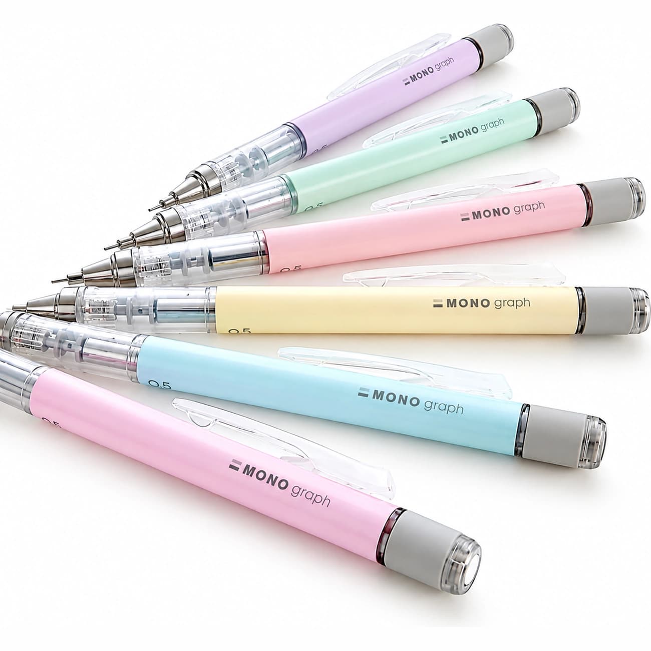 مداد نوکی 0.7 تومبو Tombow مدل XCSH-MG11R7 با پاک کن — تصویر ۳