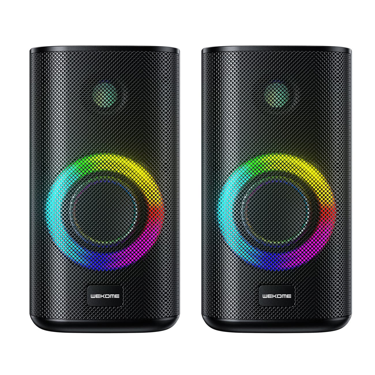 اسپیکر بلوتوثی گیمینگ RGB ویکام مدل WEKOME Gaming Series Bluetooth Speaker D33 — تصویر ۳