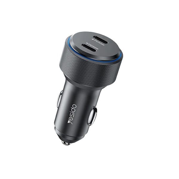 شارژر فندکی فست شارژ 2 پورت یسیدو YESIDO Y48 با حداکثر توان 60W — تصویر ۸