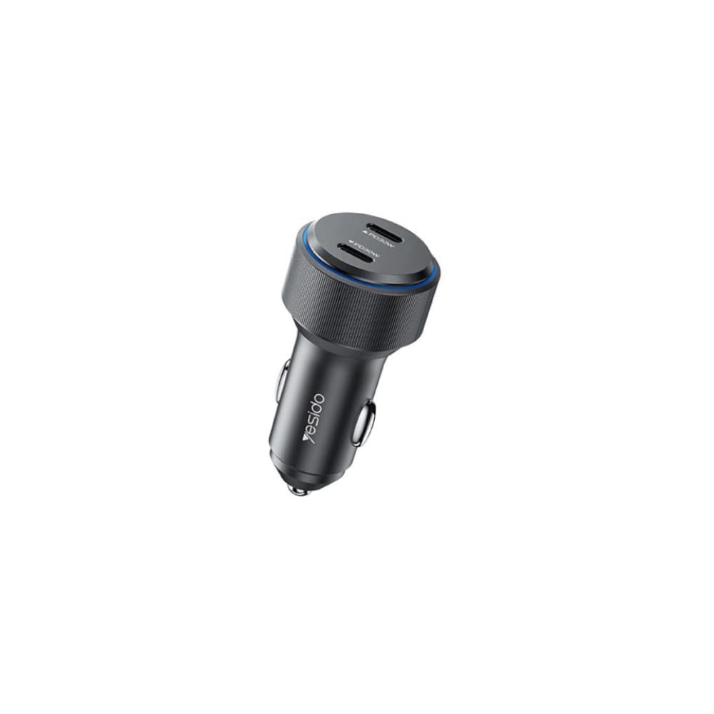 شارژر فندکی فست شارژ 2 پورت یسیدو YESIDO Y48 با حداکثر توان 60W — تصویر ۷
