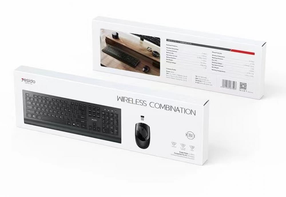 کیبورد و ماوس بی سیم یسیدو مدل YESIDO KB13 — تصویر ۱۰