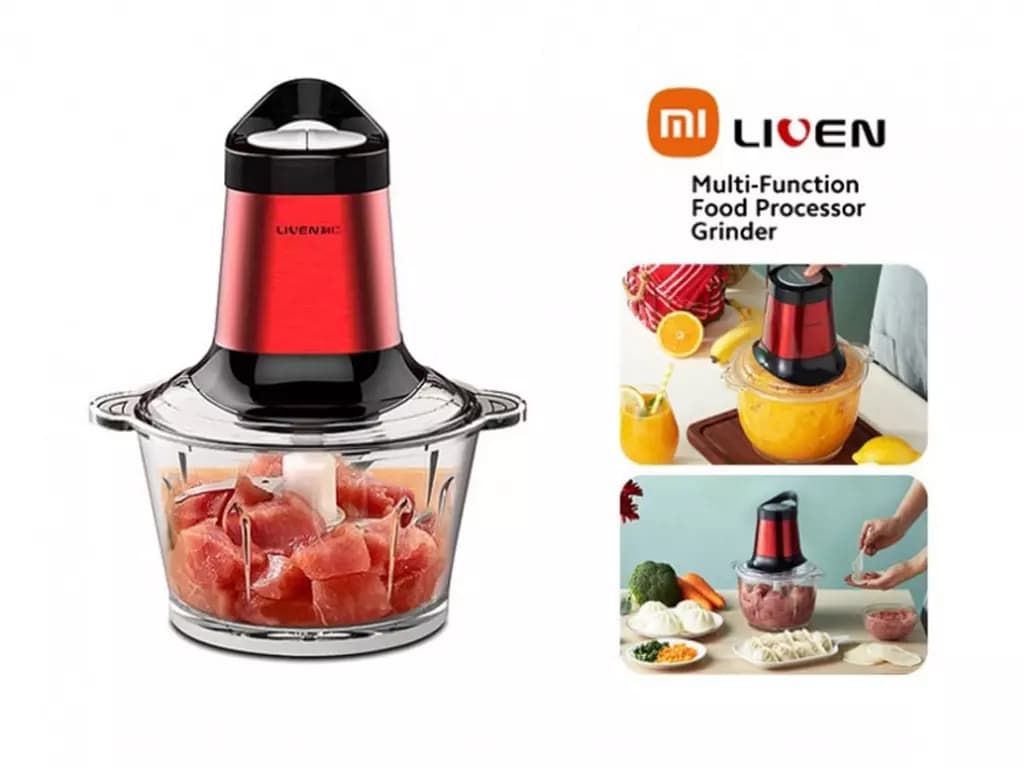 چرخ گوشت و غذاساز شیائومی Xiaomi Liven Electric Meat Grinder JRJ-GW300 — تصویر ۳