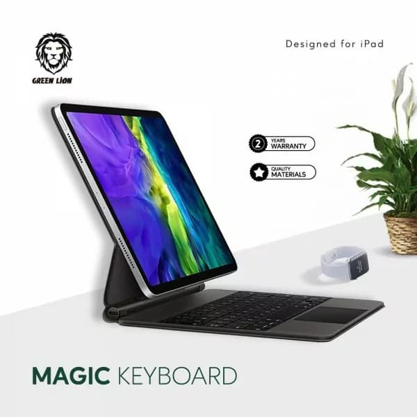 کیبورد آی پد 11 اینچی گرین لاین مدل Green Lion Magic Keyboard for iPad GNMGKEY — تصویر ۸