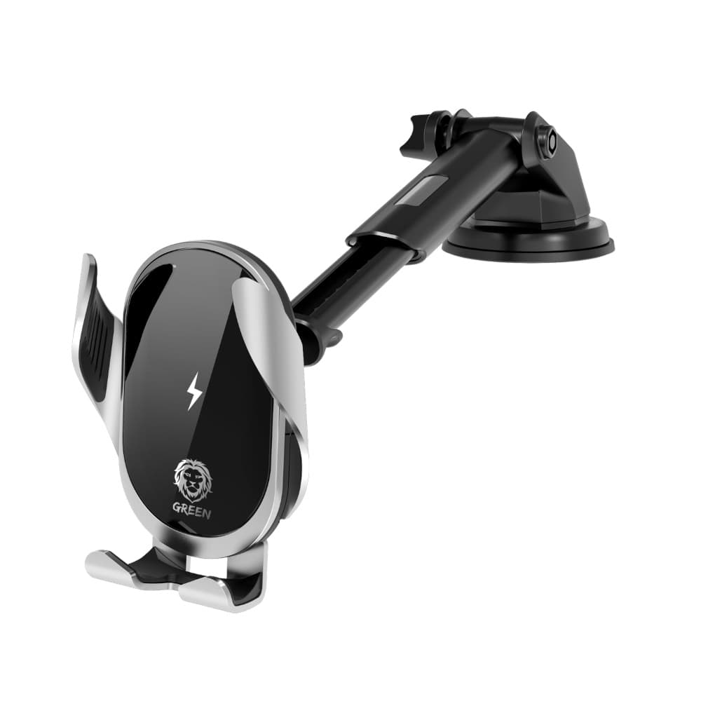 هولدر و شارژر وایرلس گرین خودرو مدل Green Lion Touch Induction Wireless Holder GNWHTI با توان 15W — تصویر ۵