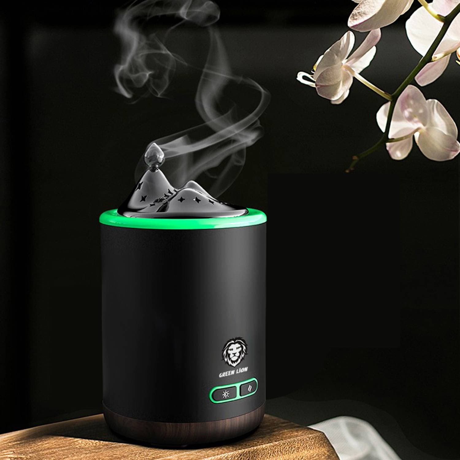 دستگاه بخور هوشمند گرین لاین مدل Green Lion Smart Bakhour Mini Portable GNSBKURMIBK — تصویر ۵