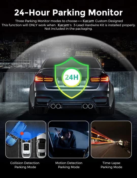 دوربین رانندگی خودرو شیائومی مدل Xiaomi Jiekemi Smart Dash Cam KM800 — تصویر ۱۱