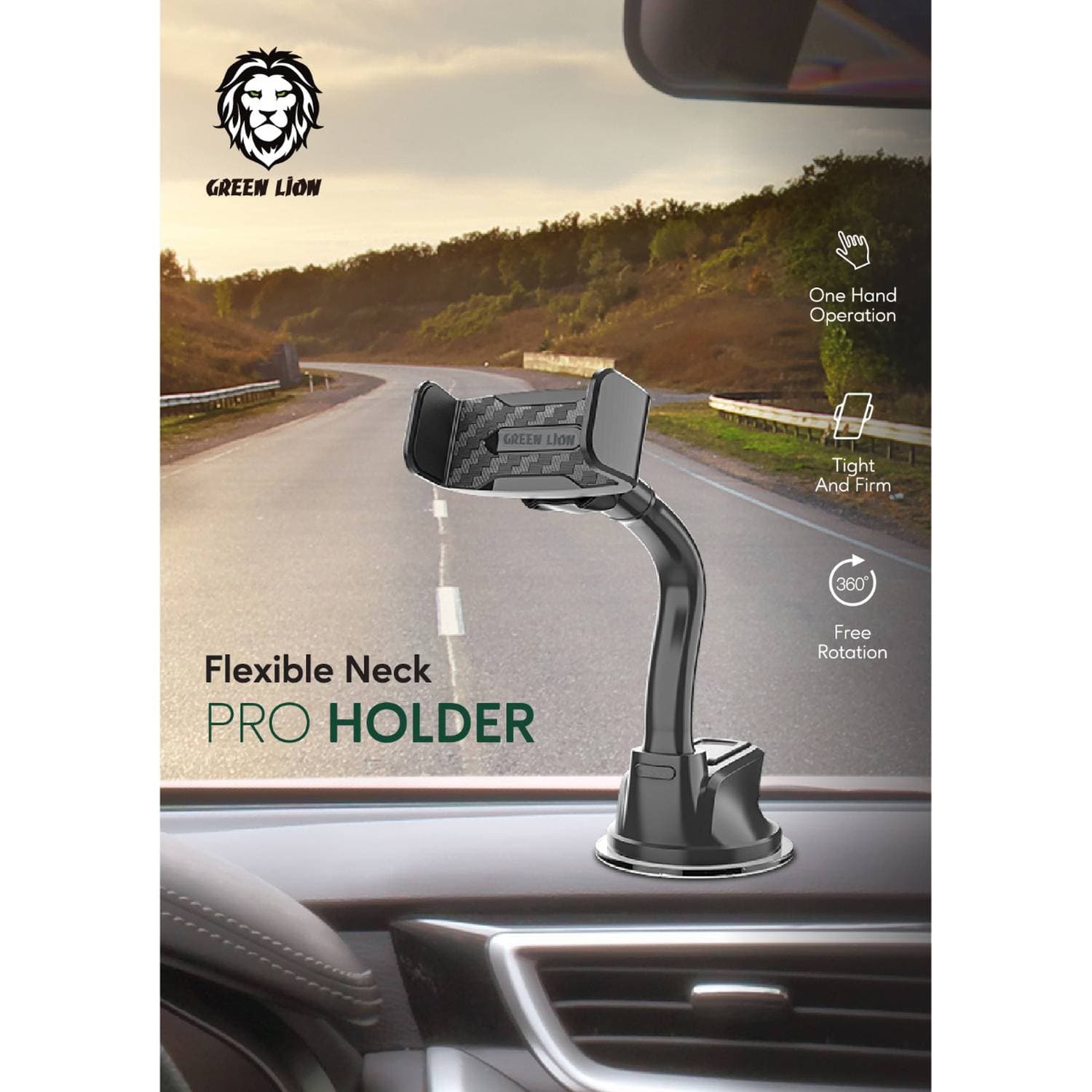 پایه نگهدارنده 360 درجه گرین لاین مدل Green Lion 360 Flexible Car Phone Holder GNFNPHLDR — تصویر ۱۱