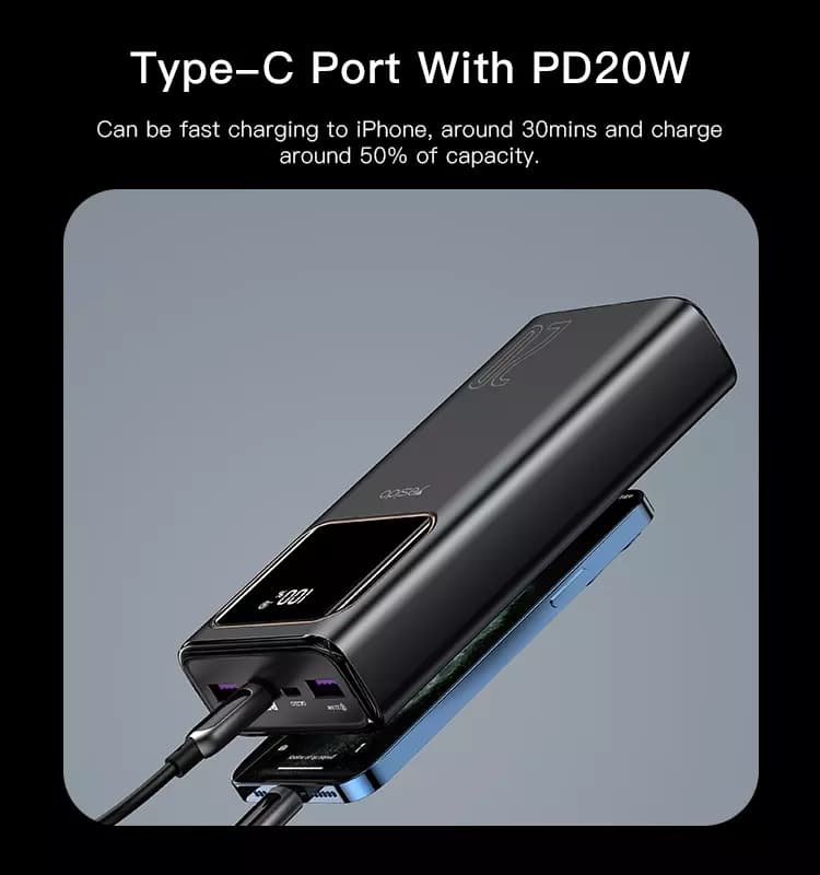 پاوربانک یسیدو YESIDO YP30 ظرفیت 20000mAh — تصویر ۸