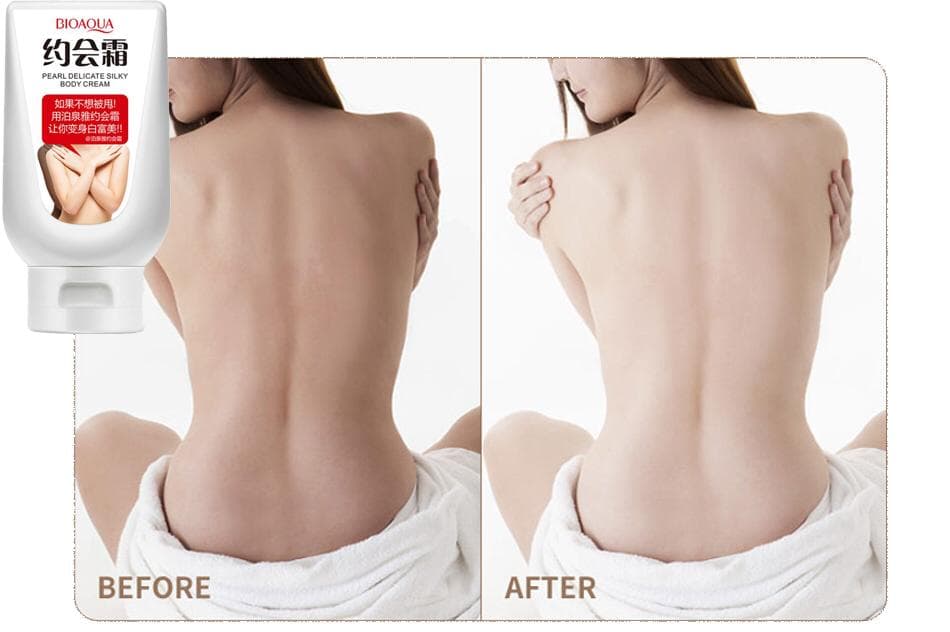 کرم سفید کننده صورت و بدن بیوآکوا BIOAQUA حجم 180 گرم — تصویر ۴