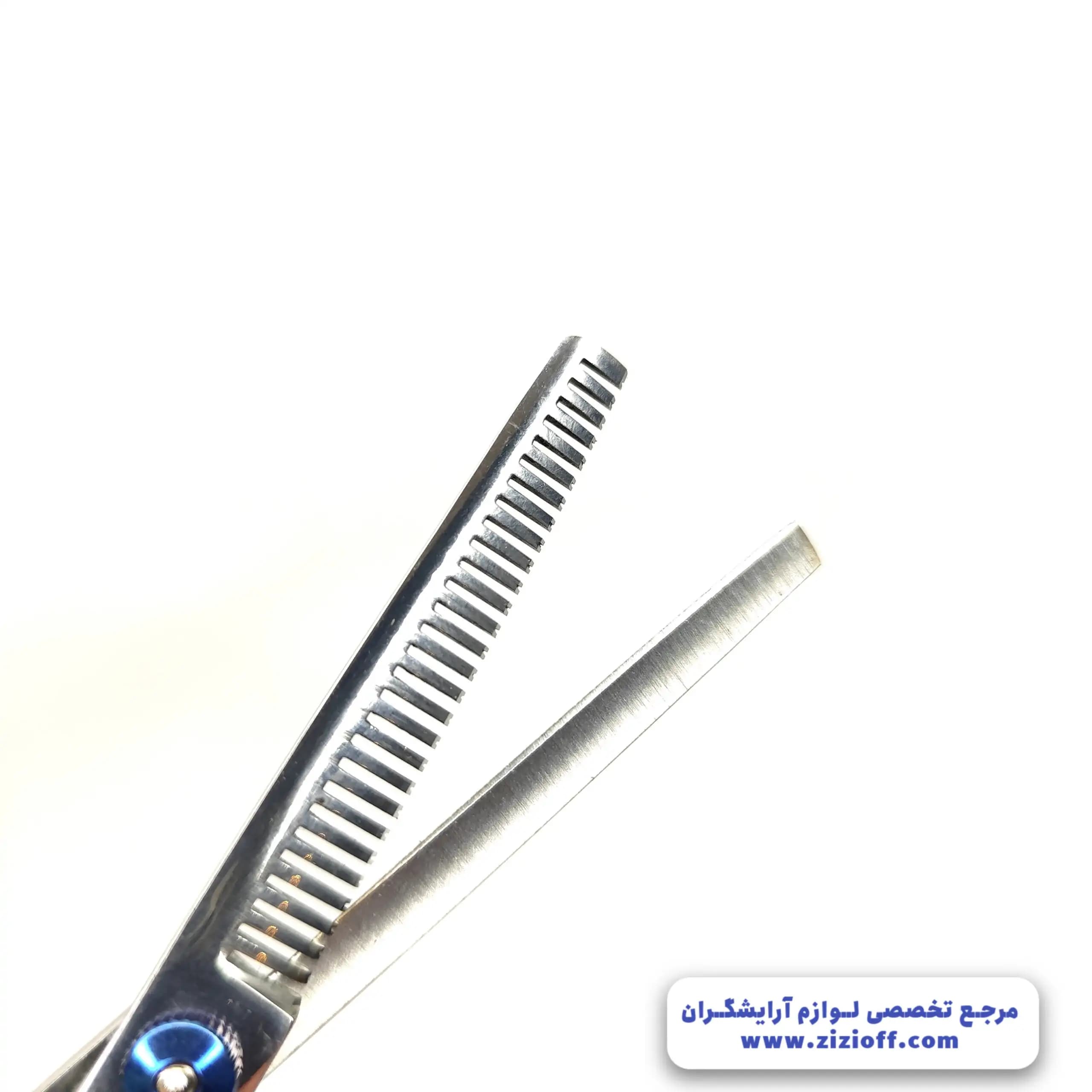 ست قیچی فینی تم آبی 6 اینچ — تصویر ۳