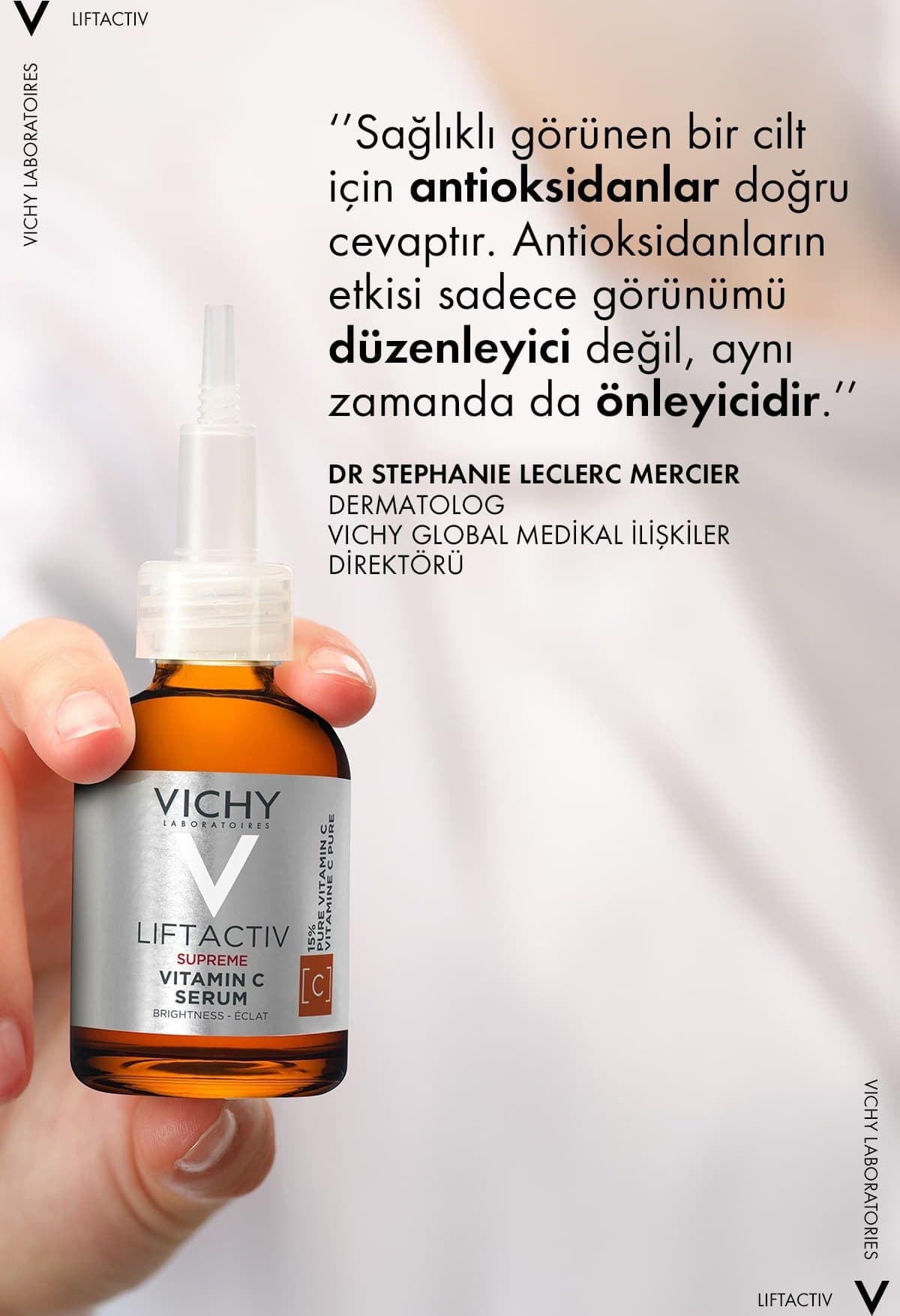 سرم ویتامین سی ویشی روشن کننده و ضد لک پوست مدل LIFTACTIV — تصویر ۱۱