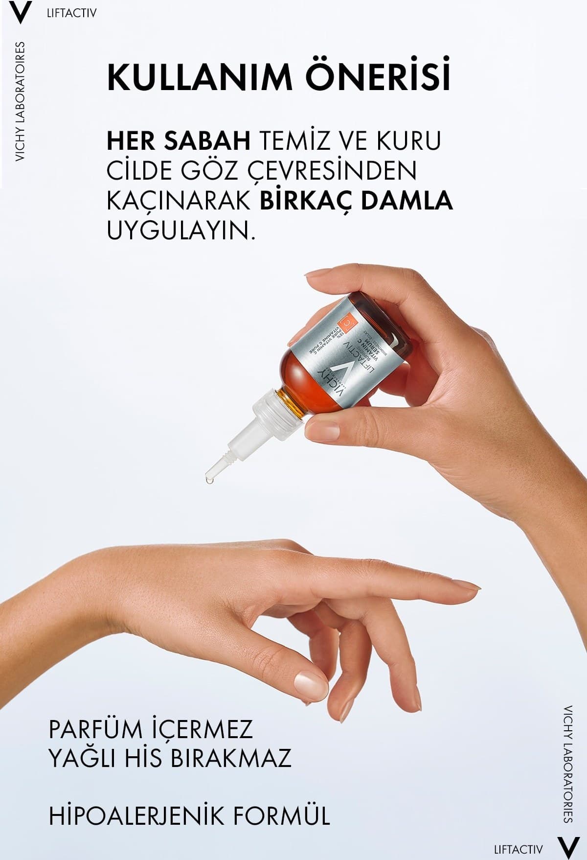 سرم ویتامین سی ویشی روشن کننده و ضد لک پوست مدل LIFTACTIV — تصویر ۳