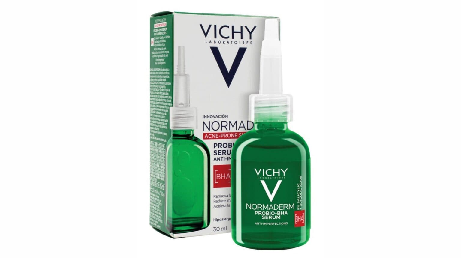 سرم ضد جوش و آکنه نورمادرم ویشی یک Vichy Normaderm BHA — تصویر ۱۲