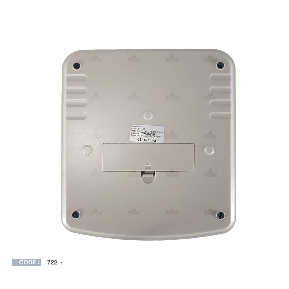 ترازوی دیجیتال 25 کیلویی مدل SF-550 — تصویر ۳