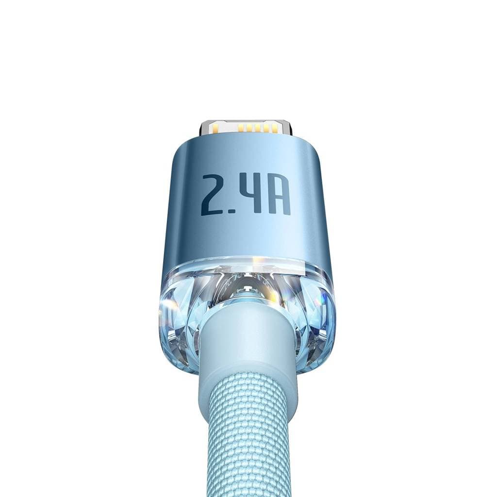 کابل USB به لایتنینگ باسئوس مدل Crystal Shine Series طول 2 متر — تصویر ۶