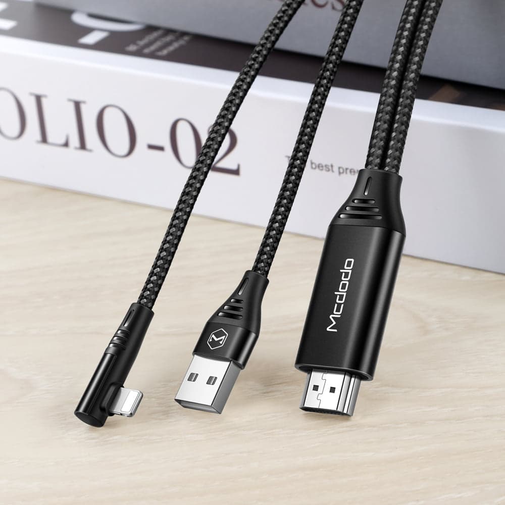 کابل تبدیل لایتنینگ به HDMI مک دودو مدل CA_640MCDO طول 2 متر — تصویر ۶