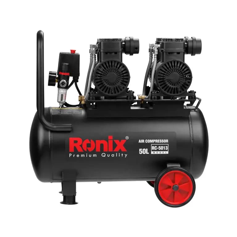 کمپرسور 4 سیلندر 50 لیتری بی صدا رونیکس مدل RC-5013 — تصویر ۱۱