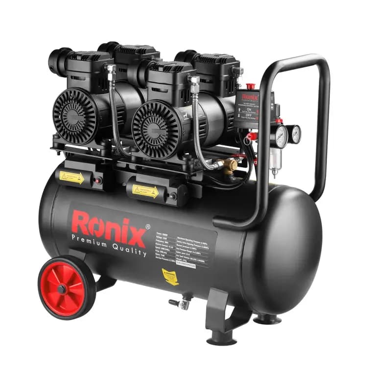 کمپرسور 4 سیلندر 50 لیتری بی صدا رونیکس مدل RC-5013 — تصویر ۱۰