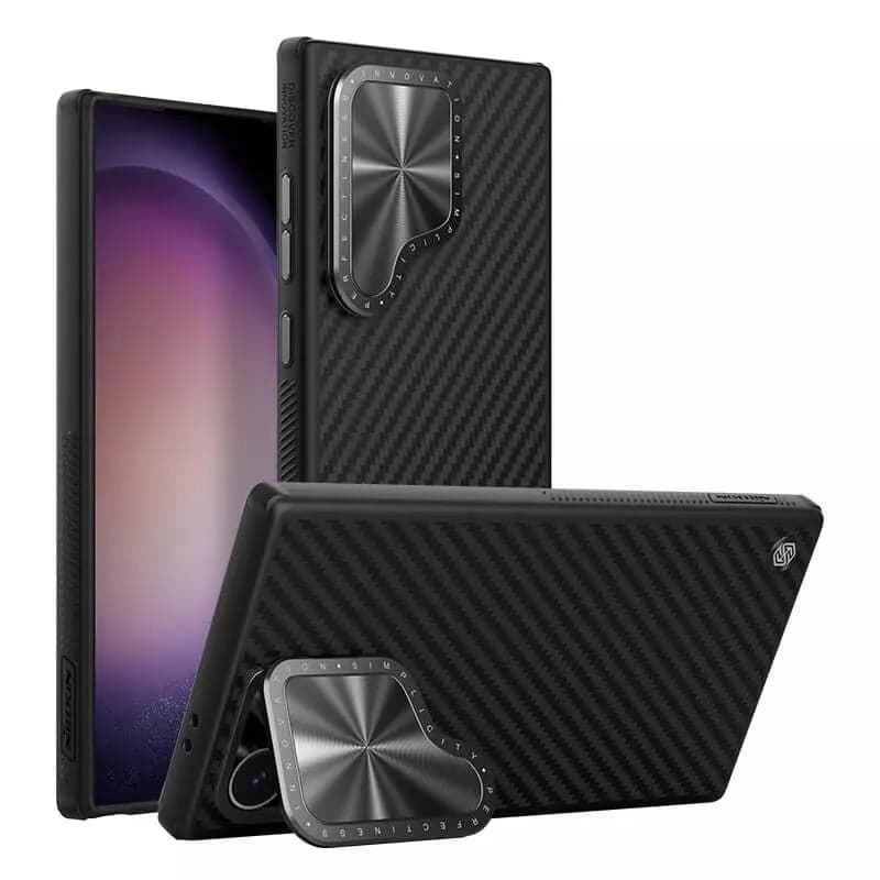 کاور نیلکین مدل CarboProp Magnetic MagSafe Aramid مناسب برای گوشی موبایل سامسونگ Galaxy S24 Ultra — تصویر ۵