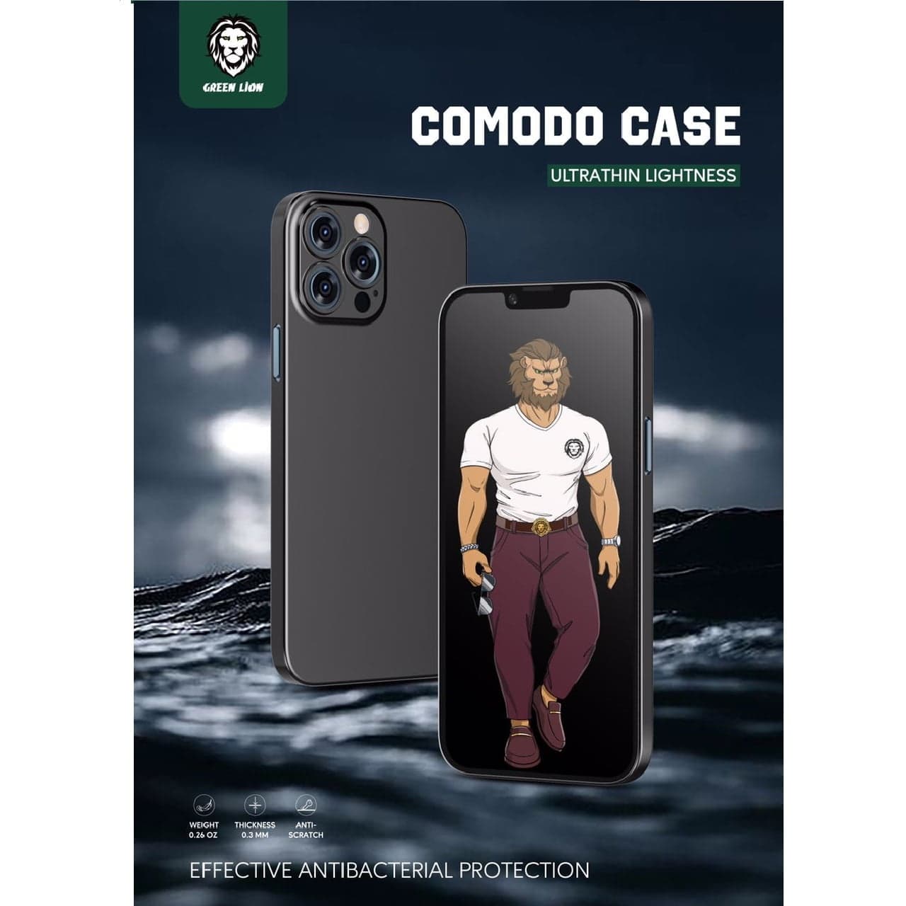 کاور گرین مدل comodo مناسب برای گوشی موبایل اپل Iphone 13 pro max — تصویر ۹