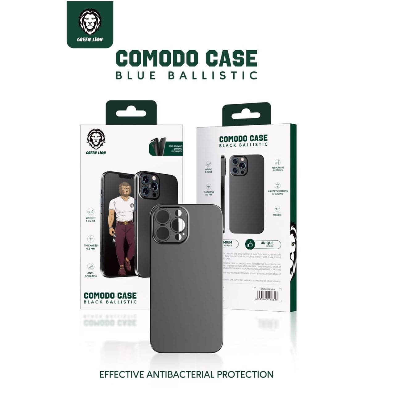 کاور گرین مدل comodo مناسب برای گوشی موبایل اپل Iphone 13 pro max — تصویر ۶