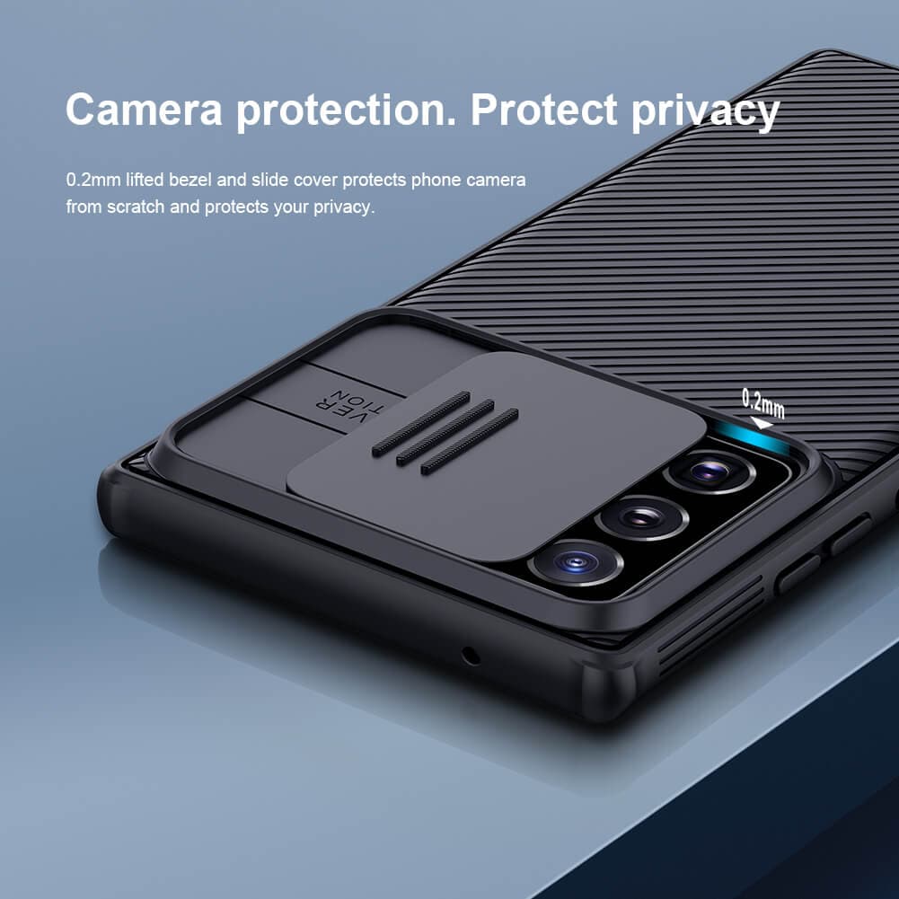 کاور نیلکین مدل CamShield Pro مناسب برای گوشی موبایل سامسونگ Galaxy Note 20 Ultra — تصویر ۴