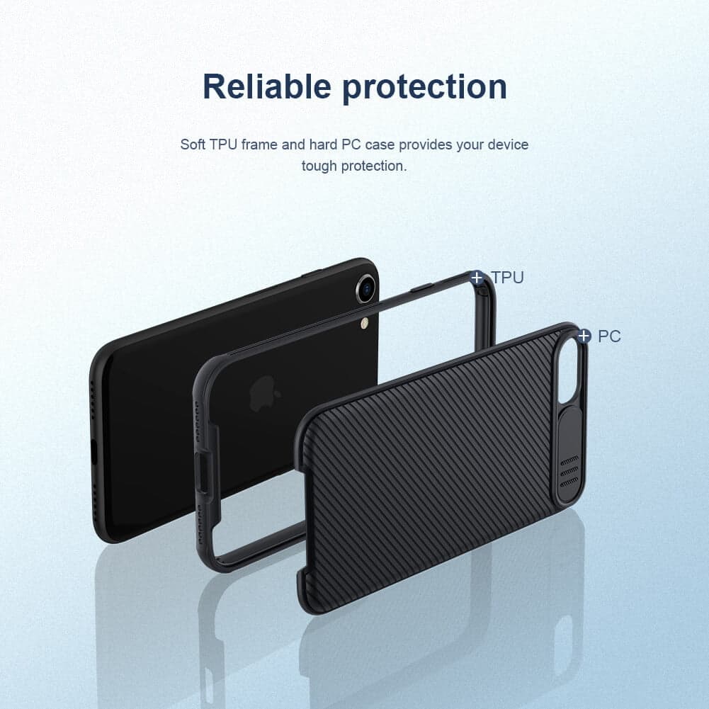 کاور نیلکین مدل Camshield مناسب برای گوشی موبایل اپل Iphone 8 / 7 / SE 2020 — تصویر ۴