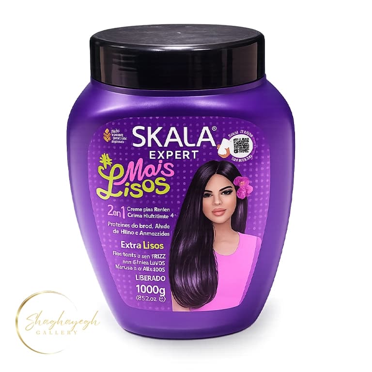 ماسک مو اسکالا مدل Mais Lisos حجم 1000 گرم Skala Expert Mais Lisos 2 in 1 Hair Treatment Cream 1000g — تصویر ۲