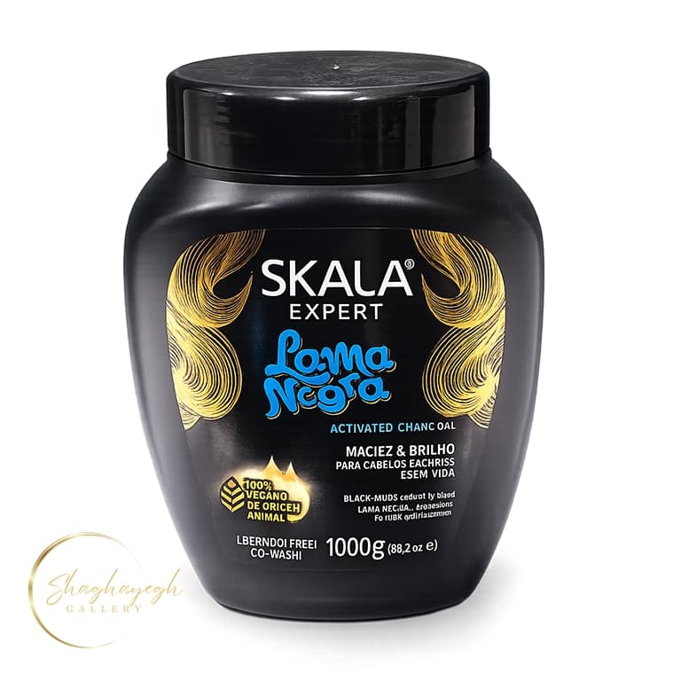 ماسک مو اسکالا مدل Lama Negra حجم 1000 گرم Skala Expert Lama Negra Hair Treatment Cream 1000g — تصویر ۲