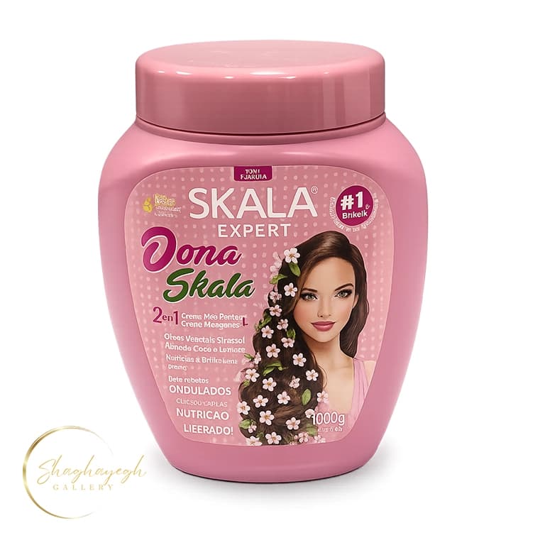ماسک مو اسکالا مدل Dona Skala حجم 1000 گرم Skala Expert Dona Skala 2 in 1 Hair Treatment Cream 1000g — تصویر ۲