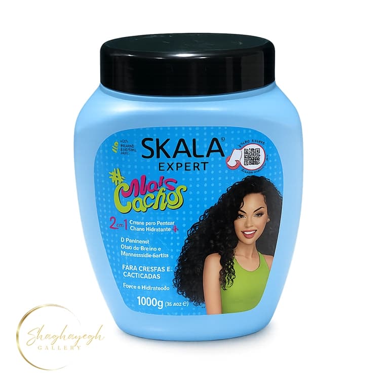 ماسک مو اسکالا مدل Mais Cachos حجم 1000 گرم Skala Expert Mais Cachos 2 in 1 Hair Treatment Cream 1000g — تصویر ۲