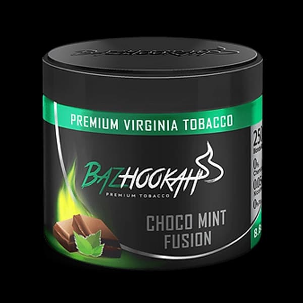 تنباکو قلیان بازهوکا شکلات نعنا Bazhookah choco mint hookah tobacco — تصویر ۲