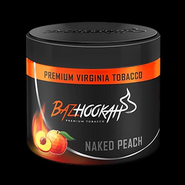 تنباکو قلیان بازهوکا نیکد هلو Bazhookah naked peach hookah tobacco